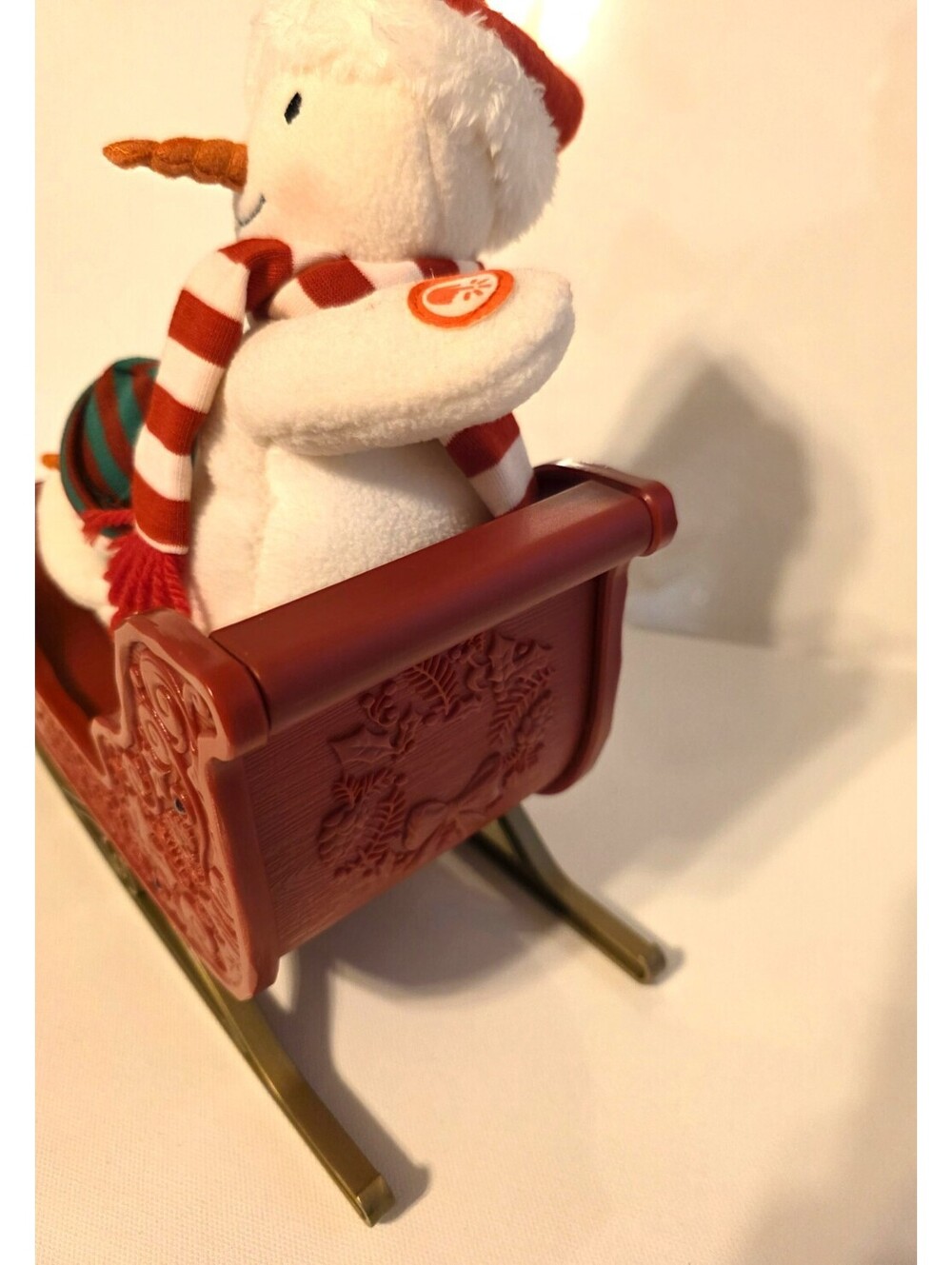 Hallmark Twinkle Sleigh Ride Animated Musical Snowman & Baby WORKS BATTERIES INC - Picture 3 of 6